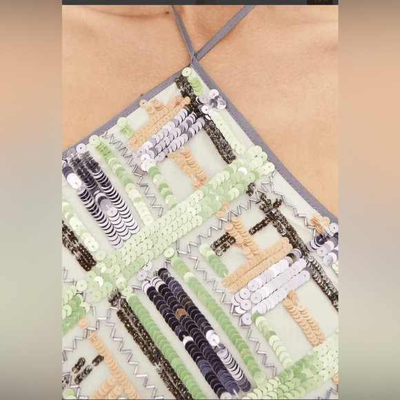 NWT $998 Veronica Beard Cherie Embellished Dress Size 6, Size 10 - Picture 9 of 13